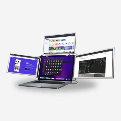 Computer extended screen (4-fold screen)