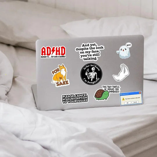 🎉Set of 130 Pcs Funny Saying Stickers