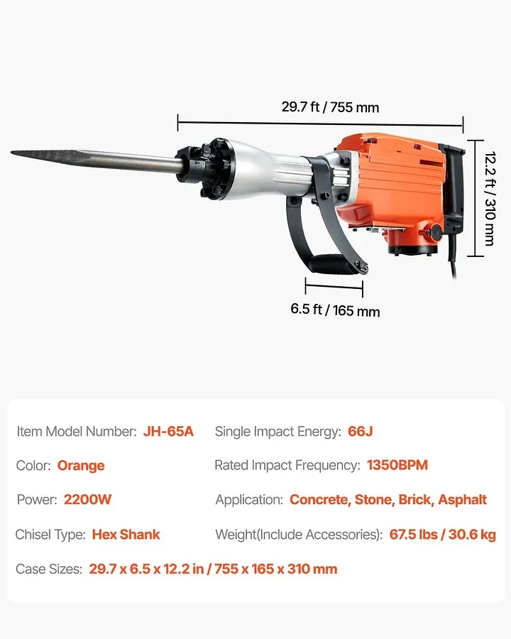 🔨Demolition Jack Hammer