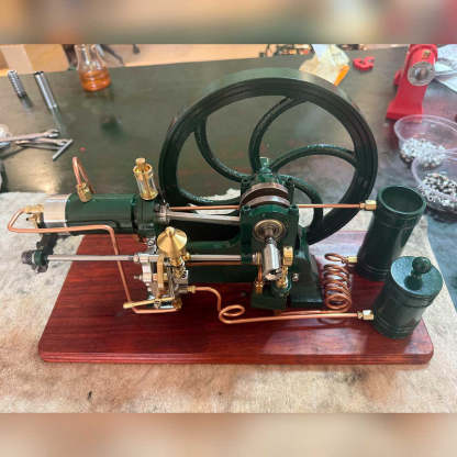 🚜RETROL 16cc Horizontal 4-Stroke Diesel Stationary Engine Model Water-Cooled ICE Engine D16