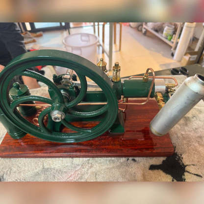 🚜RETROL 16cc Horizontal 4-Stroke Diesel Stationary Engine Model Water-Cooled ICE Engine D16