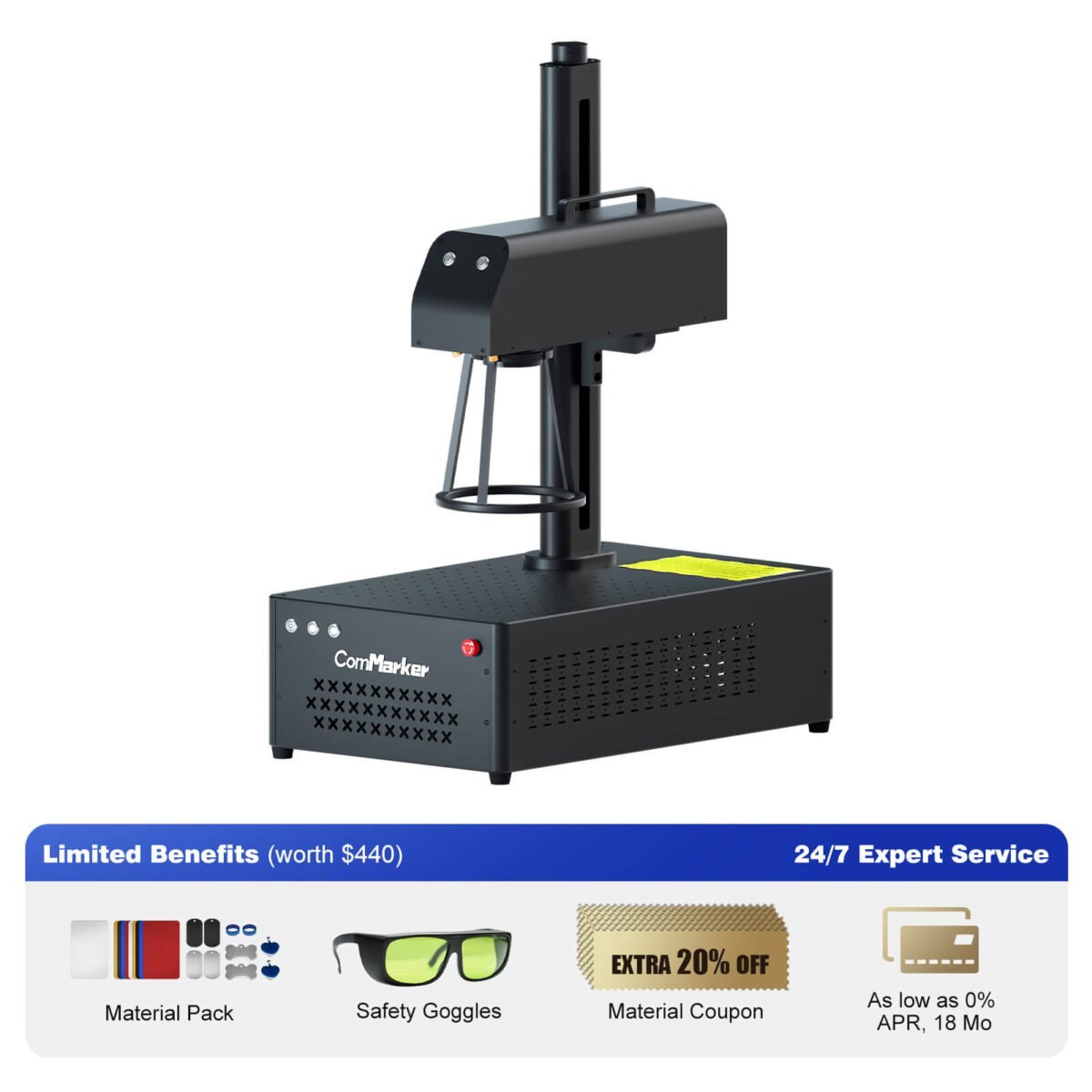 🔎B4 30W Fiber Laser Engraver Machine