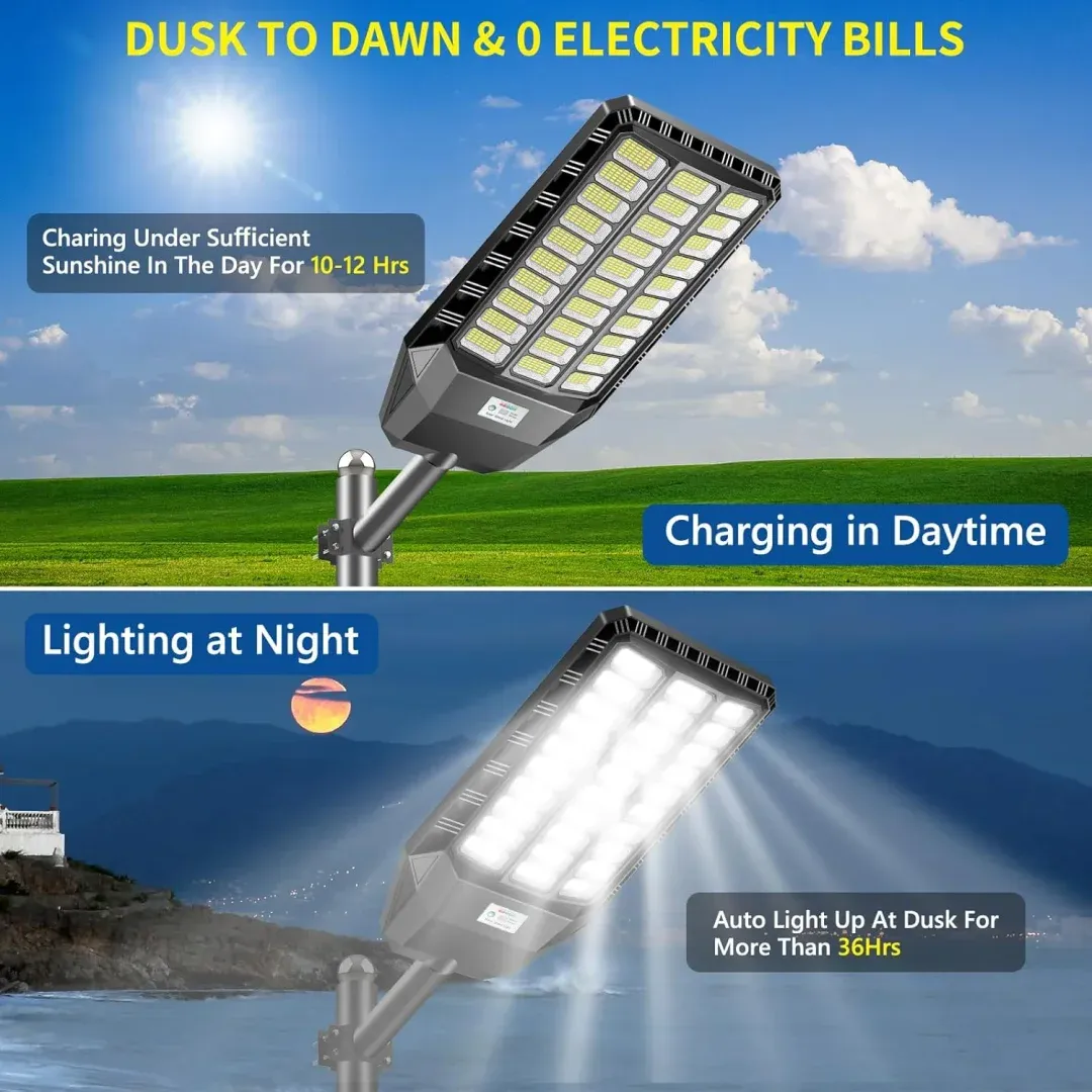 Solar Street Lights Outdoor (Buy 2 Freeshipping)