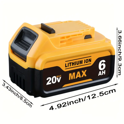 🔋4 Pack 6.0Ah 18V M18 Lithium Batteries Replacement for Milwaukee M18 Battery, Perfectly Compatible with Milwaukee Original Charger