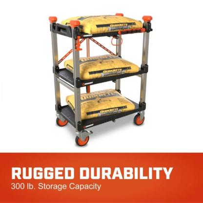 3 Shelf Folding Cart