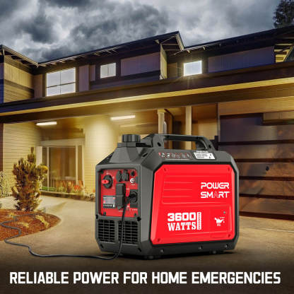 PowerSmart 3600-Watt Portable Inverter Generator with Quiet