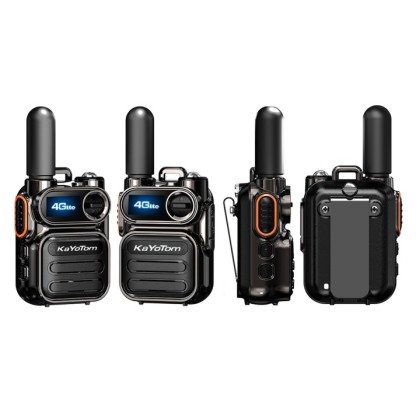 KaYoTom M11 Global Walkie Talkie Unlimited Range Encrypted Two-Way Radio - 72H Battery, HD Audio, Lightweight & LED Flashlight, 172 Countries Coverage