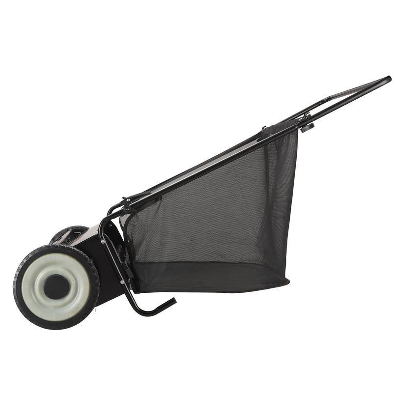 Lawn Sweeper Push Leaf Grass Collector 26"" 7 Cu. Ft. Capacity Adjustable