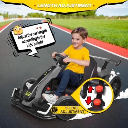 24V Kids Go Kart 300W Drift Kart 
