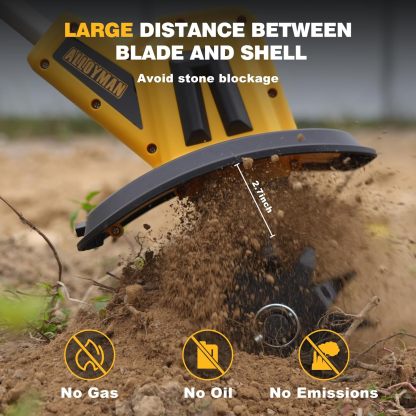 Cordless Tiller Electric Cultivator