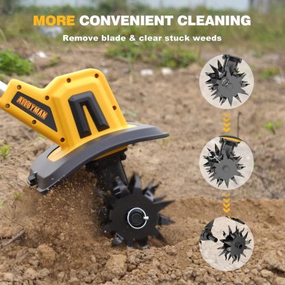 Cordless Tiller Electric Cultivator