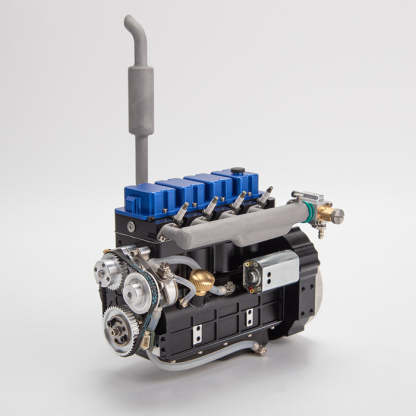 CISON L4-175 17.5cc Miniature OHV Four-cylinder Four-Stroke Engine Kits that Runs on Gas for RC Cars Ships
