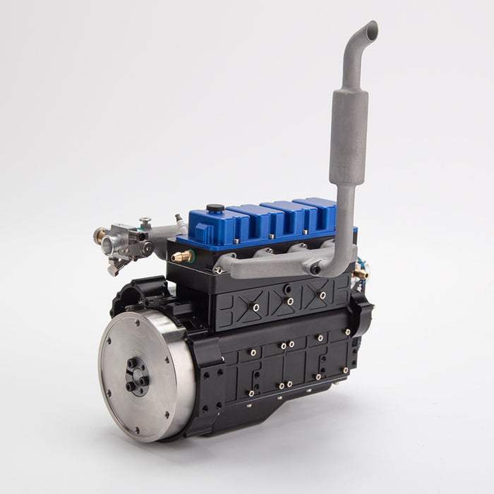 CISON L4-175 17.5cc Miniature OHV Four-cylinder Four-Stroke Engine Kits that Runs on Gas for RC Cars Ships