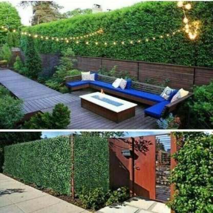 Artificial Plants Expandable Privacy Fence