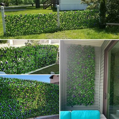 Artificial Plants Expandable Privacy Fence