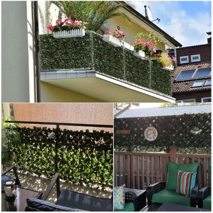 Artificial Plants Expandable Privacy Fence