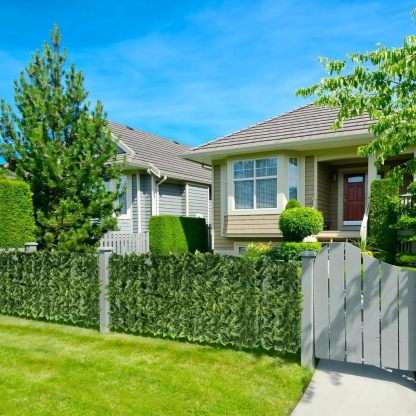 Artificial Plants Expandable Privacy Fence