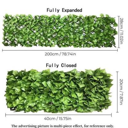 Artificial Plants Expandable Privacy Fence