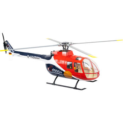 🛩️FLYWING BO105 470 Size Scale GPS Heli Drone 2.4G 6CH Big Military RC Helicopter With H1 Flight Controller