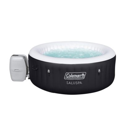 Inflatable Tub Round Portable Outdoor Spa with 20 Soothing Air Nozzles and Cover