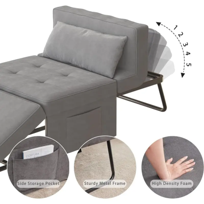4 in 1 multifunctional folding sofa bed 