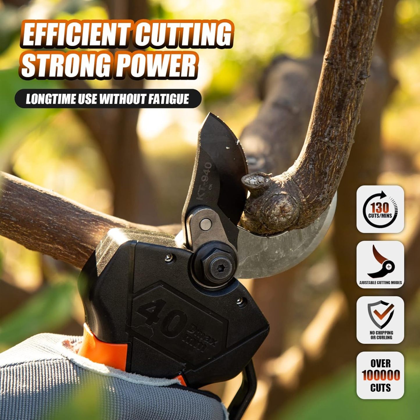 2 In 1 Electric Pruning Shears 40MM