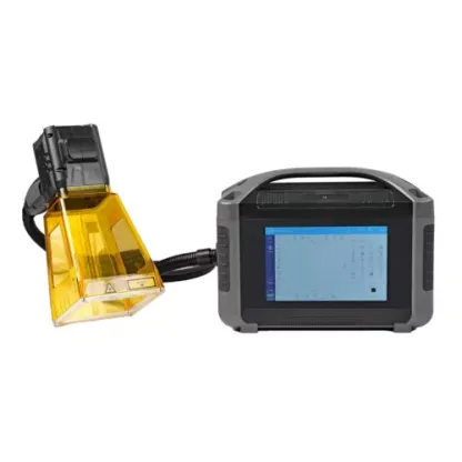 20W 30W Handheld Portable Fiber Laser Marking Etching Engraving Machine Engraver