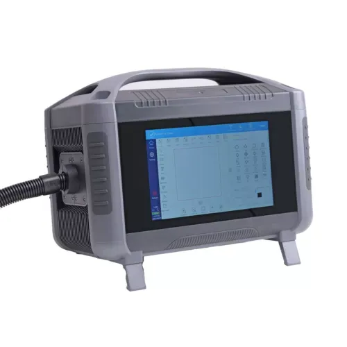 20W 30W Handheld Portable Fiber Laser Marking Etching Engraving Machine Engraver