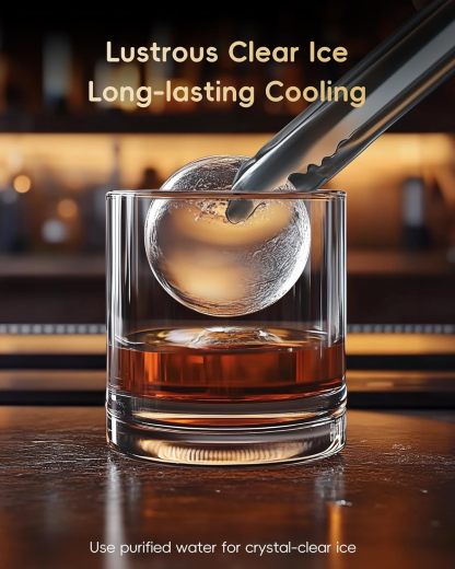 2" Clear Ice Ball Maker with CrystalFlux Technology