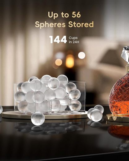 2" Clear Ice Ball Maker with CrystalFlux Technology
