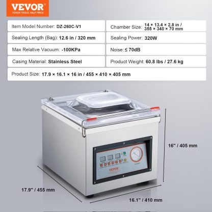 🥩Kitchen Food Chamber Vacuum Sealer