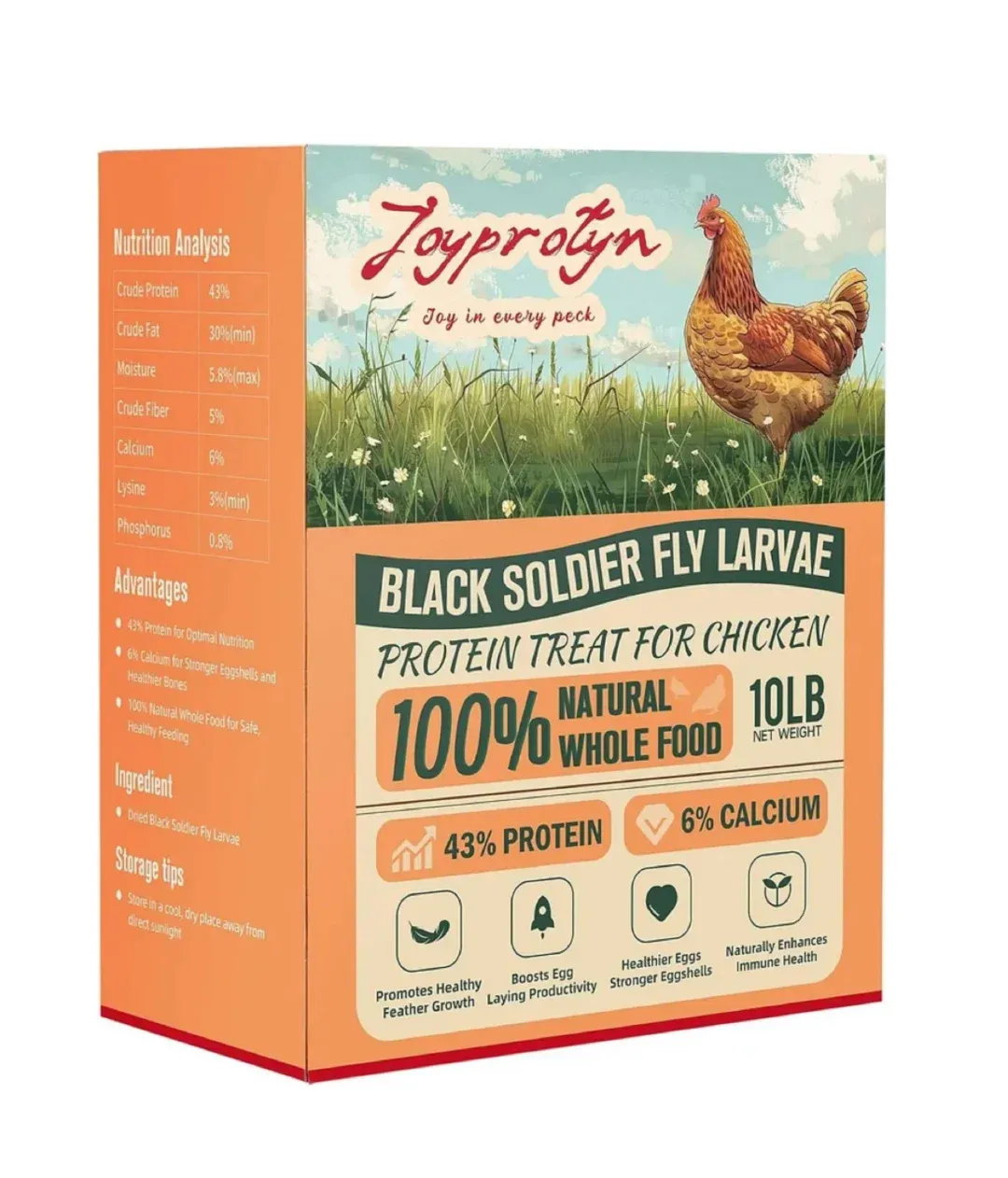 Dried Black Soldier Fly Larvae For Chicken