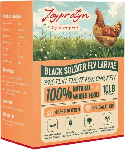 Dried Black Soldier Fly Larvae For Chicken