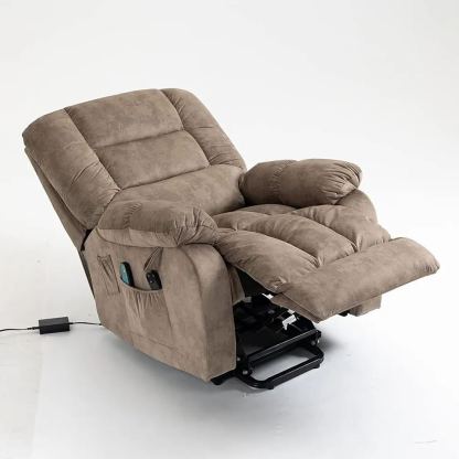 Oversized Electric Recliner Chair with Massage and Heat