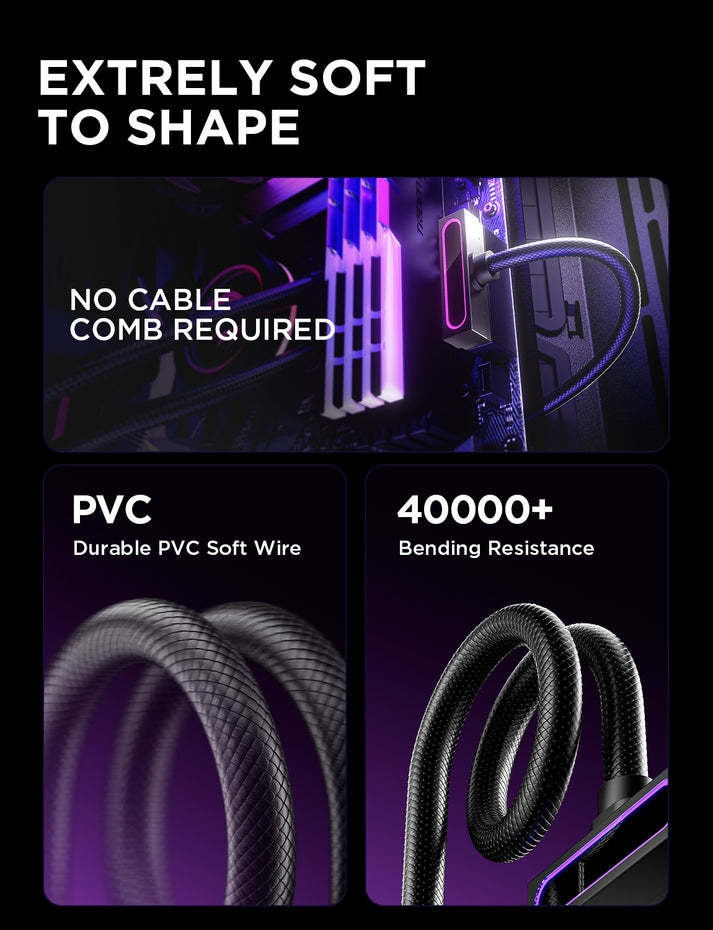 Hydrus-24PIN ARGB PSU Extension Cable (Only 200 pieces for pre-sale, limited)