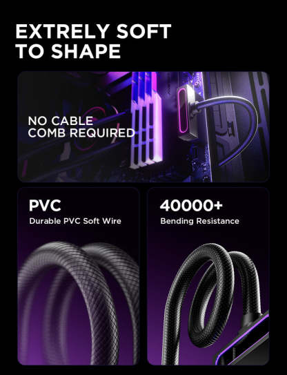 Hydrus-24PIN ARGB PSU Extension Cable (Only 200 pieces for pre-sale, limited)
