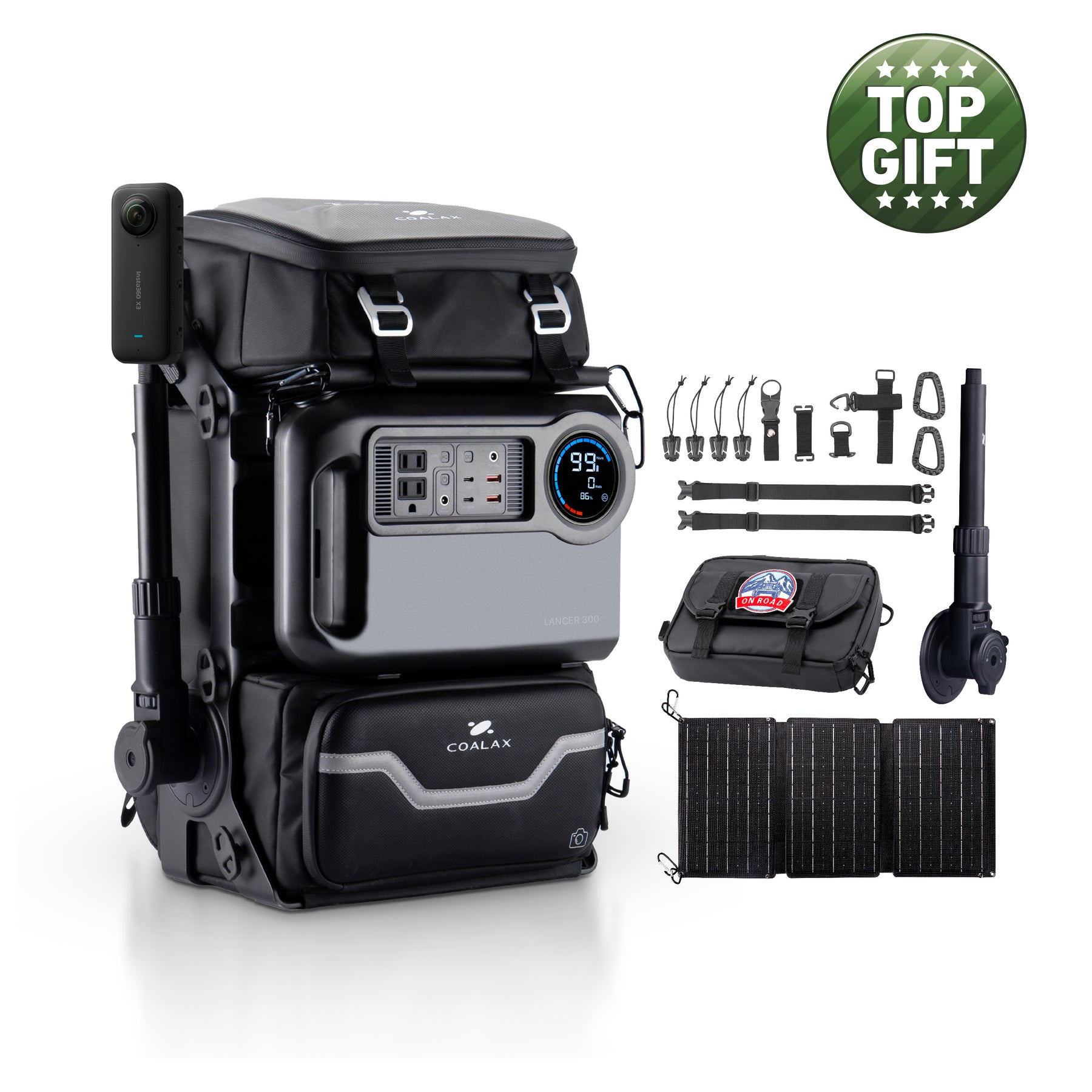 🧳Lancer300 Adventure Kit – Ultimate Modular Backpack for Outdoor Exploration