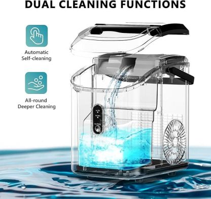 🔥HOT SALE🧊Nugget Ice Maker Countertop with Handle 