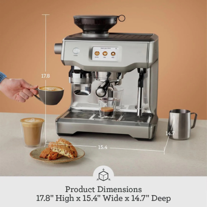 Espresso machine with touch screen