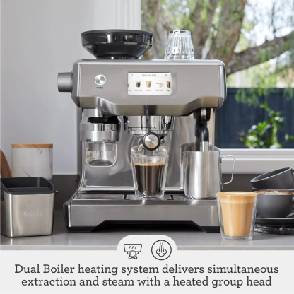 Espresso machine with touch screen