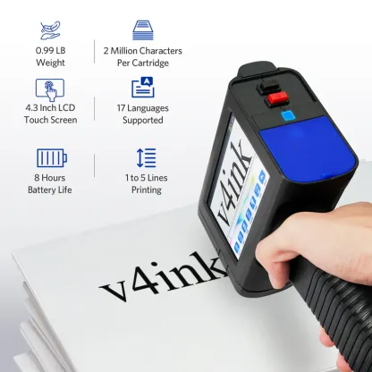 🪄High Definition Portable Handheld Inkjet Marking and Lot Coding Printer
