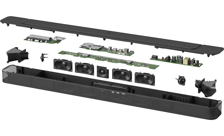 5.1-Channel soundbar with MultiBeam and Dolby Atmos, Black
