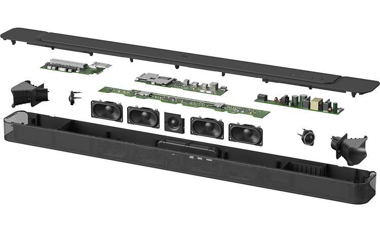 5.1-Channel soundbar with MultiBeam and Dolby Atmos, Black