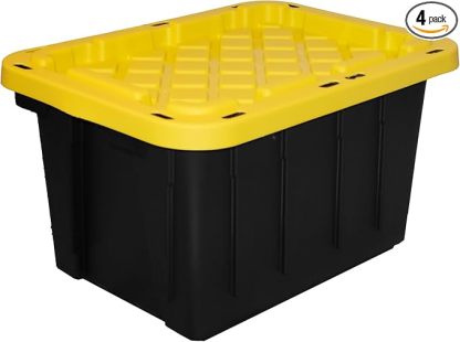 DIY 27 Gallon Tote Storage Rack Plans for 15 Totes