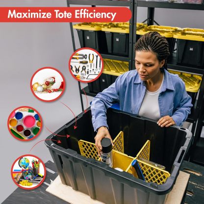 DIY 27 Gallon Tote Storage Rack Plans for 15 Totes
