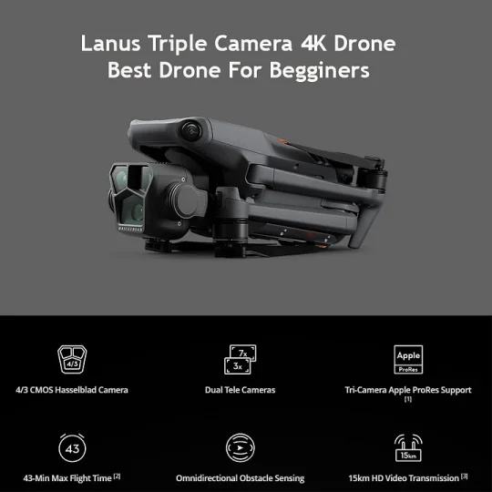 🔔 Drone with 4K Camera Suitable for Adults, HS175D Remote Control Quadcopter with Auto Return, Follow Me, Brushless Motor, Circular Flight, Waypoints, Altitude Hold, Headless Mode,28 Minutes Long Flight Time!!
