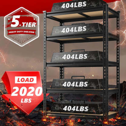 🛠️  Industrial-Grade 5-Tier Storage Powerhouse ⚙️🏗️