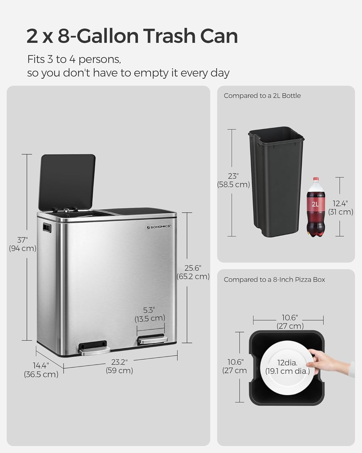 Garbage Can for Kitchen