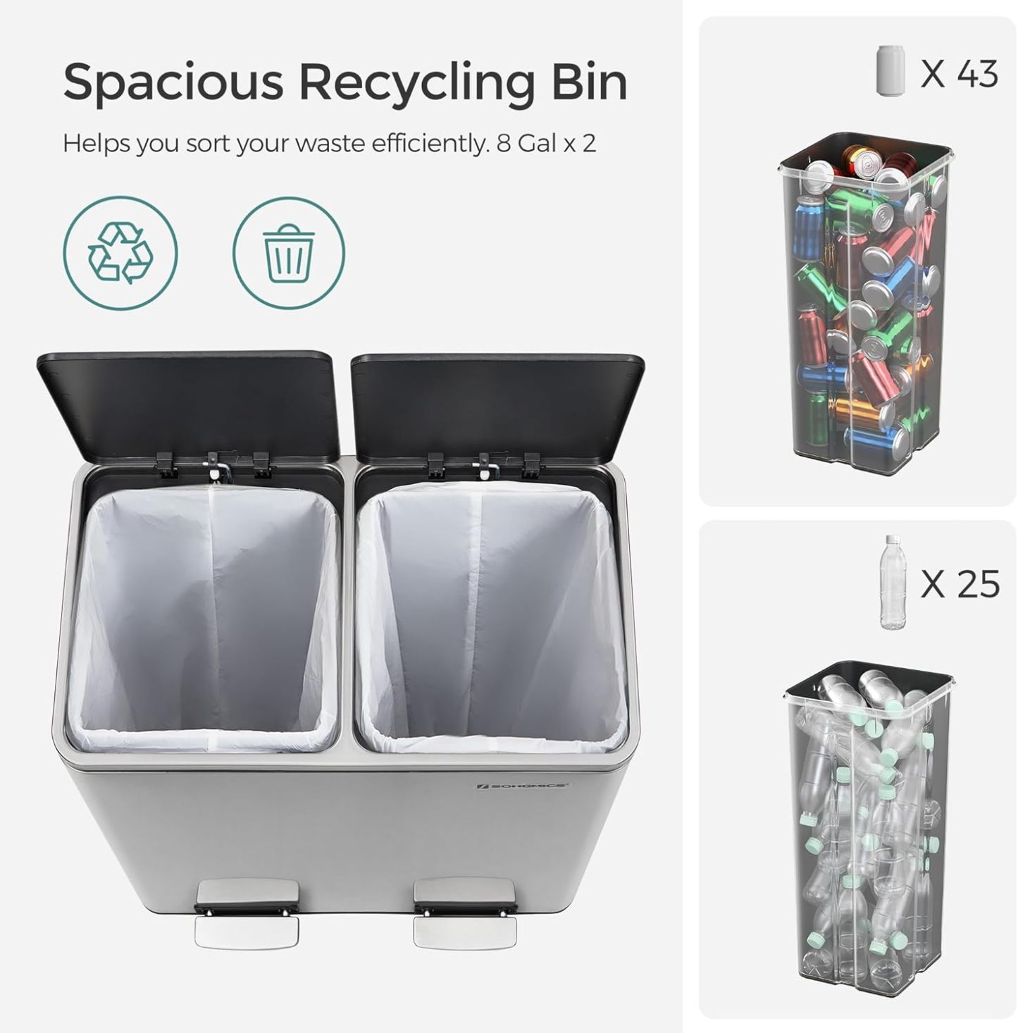 Garbage Can for Kitchen