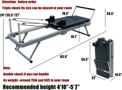 Foldable Pilates Machine Equipment for Home
